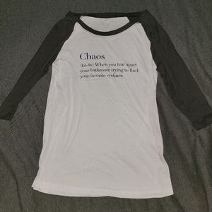 Urban Decay "Chaos" Baseball T-shirt - Medium
